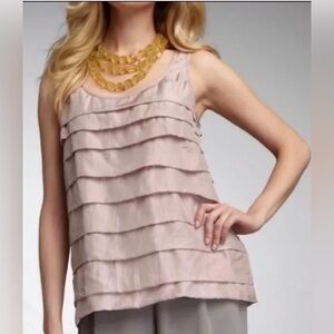 Eileen Fisher 100% Silk Shell NWOT